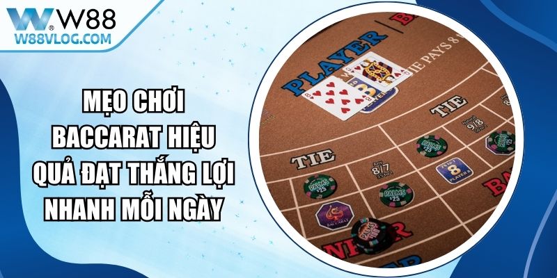 Mẹo Chơi Baccarat