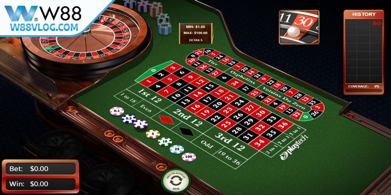 Roulette online nằm trong nhóm những game bài siêu hót
